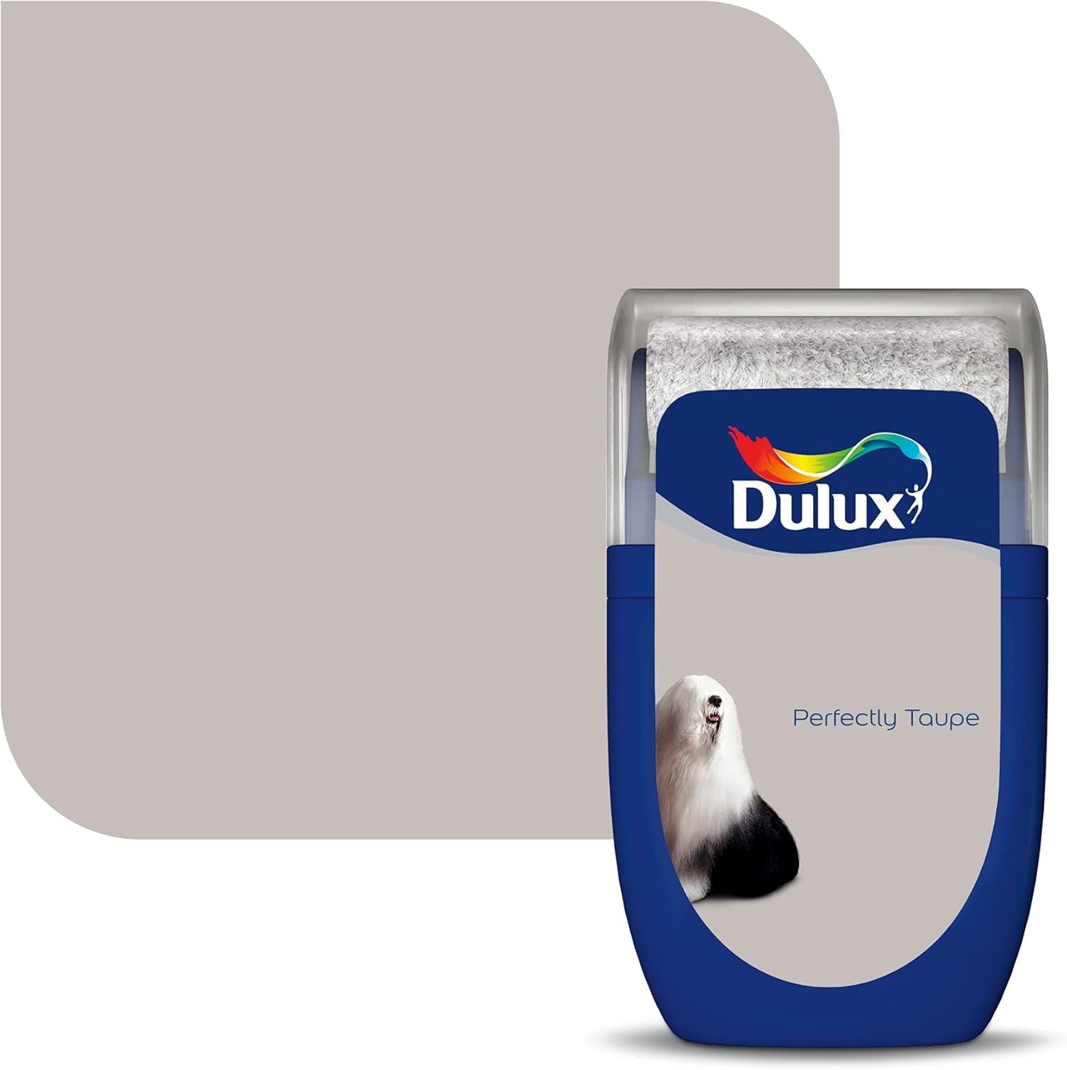 Dulux Walls & Ceilings Tester Paint, Perfectly Taupe, 30 ml