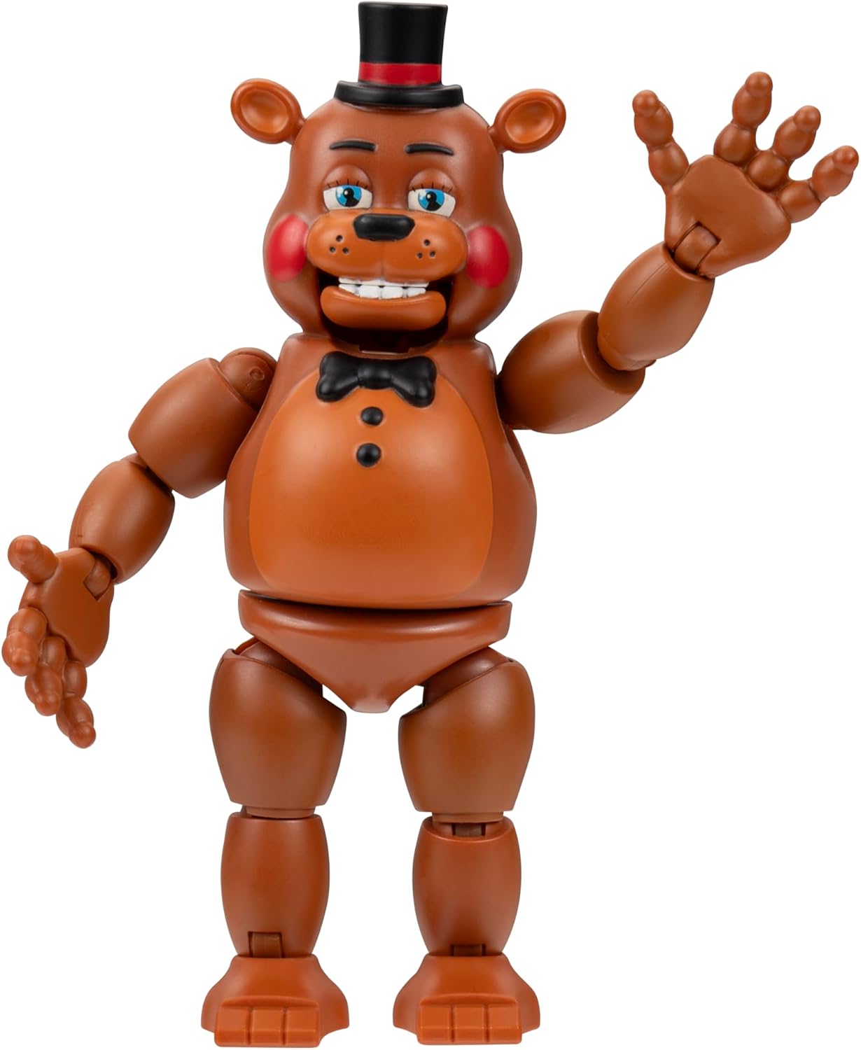 Jazwares Five Nights at Freddy’s Toy Freddy - 5-Inch Articulated Figure with Jumpscare Feature and Glow-in-The-Dark Eyes