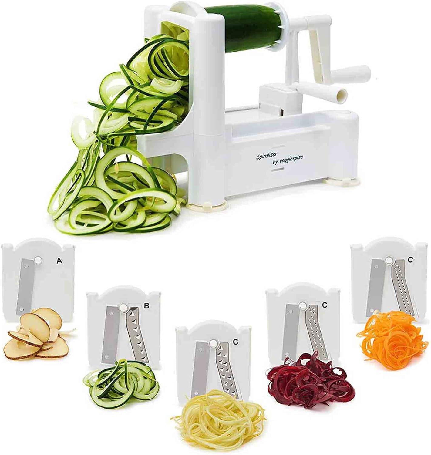Veggiespize 5 Blade Spiral Slicer