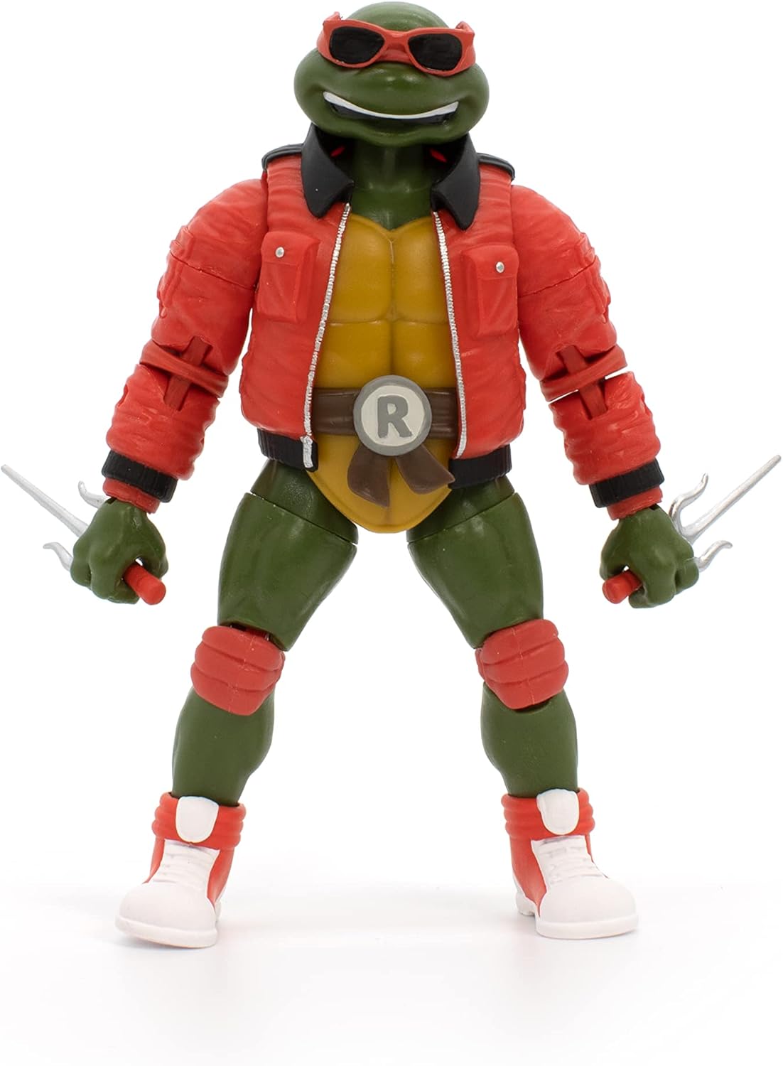 The Loyal Subjects BST AXN 5"" Figure Street Style Turtles - Windbreaker Raphael