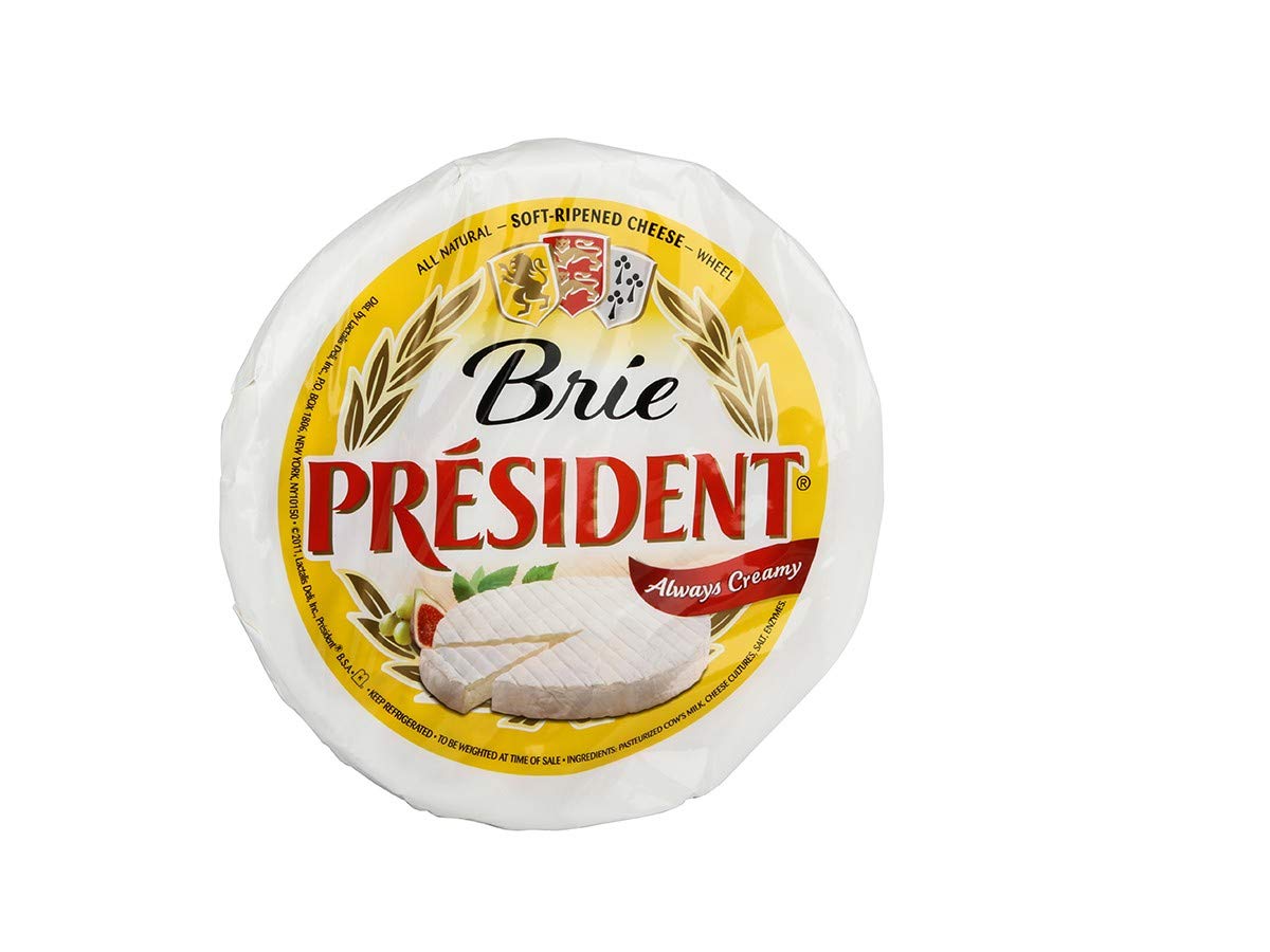 PRESIDENT Brie Double Cream, 1 LB