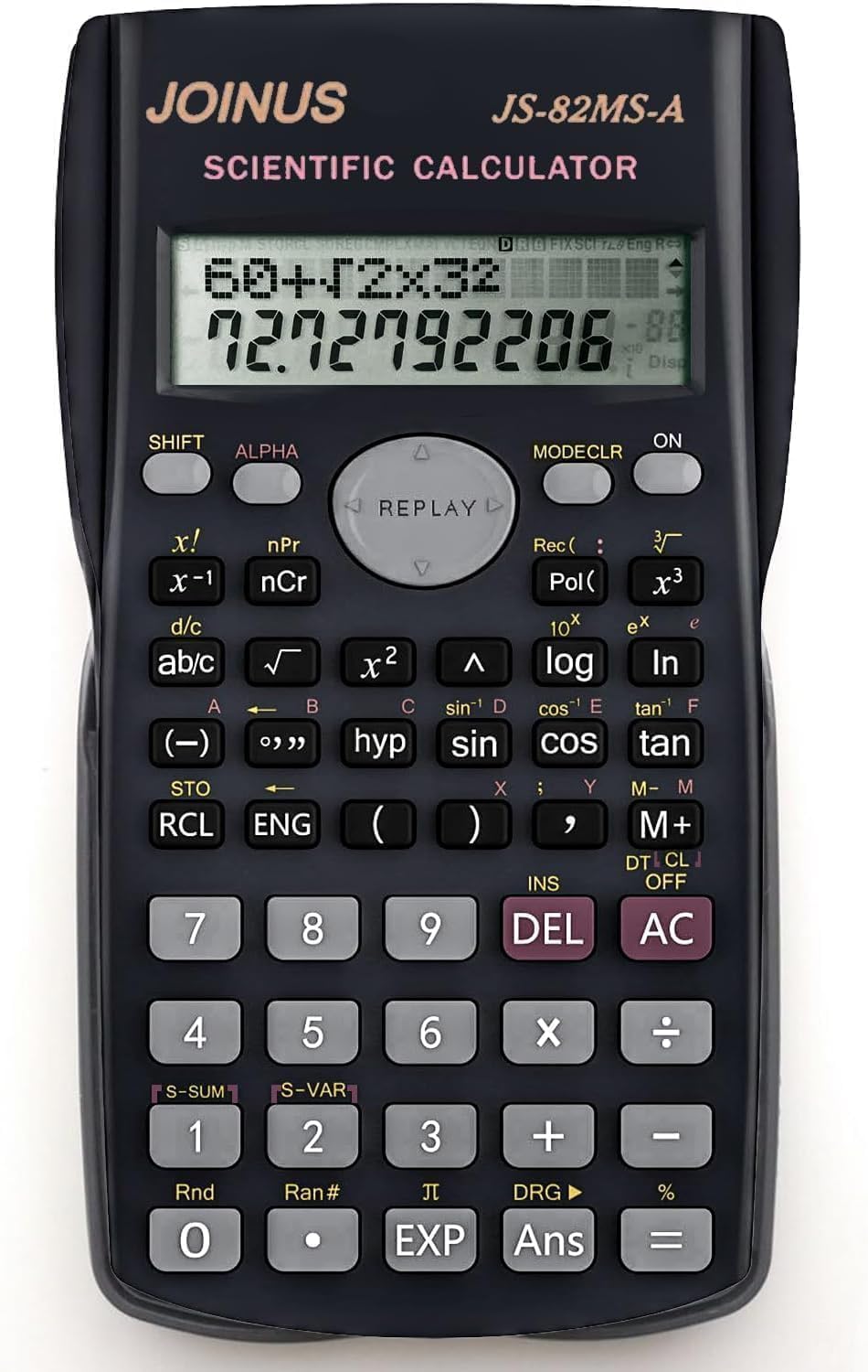 Scientific Calculator 240 functions Engineering Scientific Functional Portable Calculator 2-line display perfect for secondary school students preparing for GCSEs, A Levels, Maths, and Business