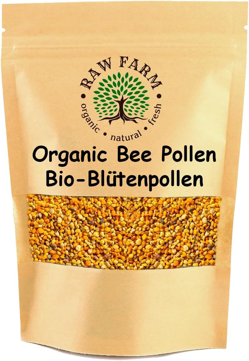500 g Organic Raw Bee Pollen – 100% Natural, Unprocessed, Premium Quality Superfood – Rich in Vitamins, Minerals & Protein – Sustainably Sourced