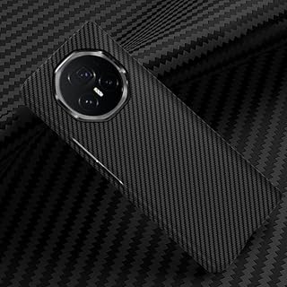 Case for Honor Magic V3, Ultra-Thin Frosted Carbon Fiber Bump Texture Magic V3 Case, Magnetic Phone Case Slim Minimalist Lightweight Matte Hard Case for Honor Magic V3/NO Screen Protector(Black )