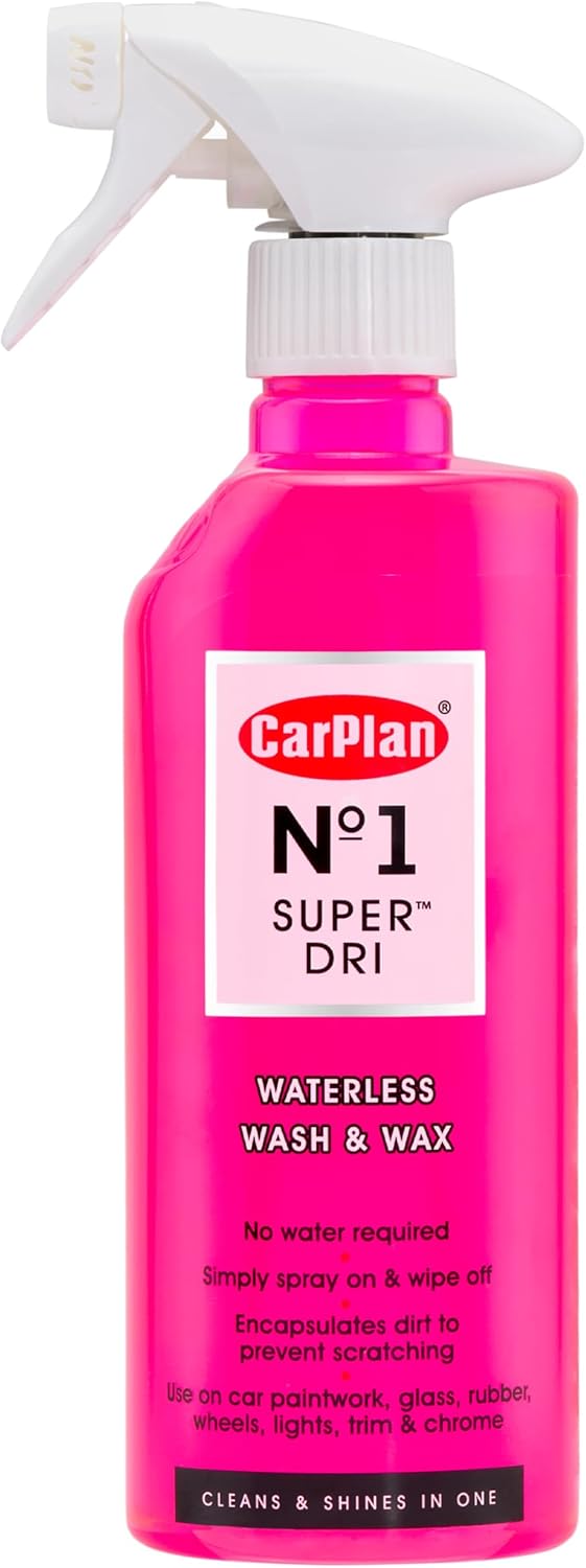 CarPlan No.1 Super Dri Waterless Car Wash & Wax, 600 ml