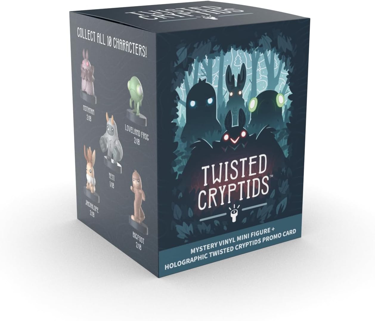 Twisted Cryptids Vinyl Mini Figure Blind Box - Includes a Playable Promo Card - Cute Adorable Figure Mystery Box