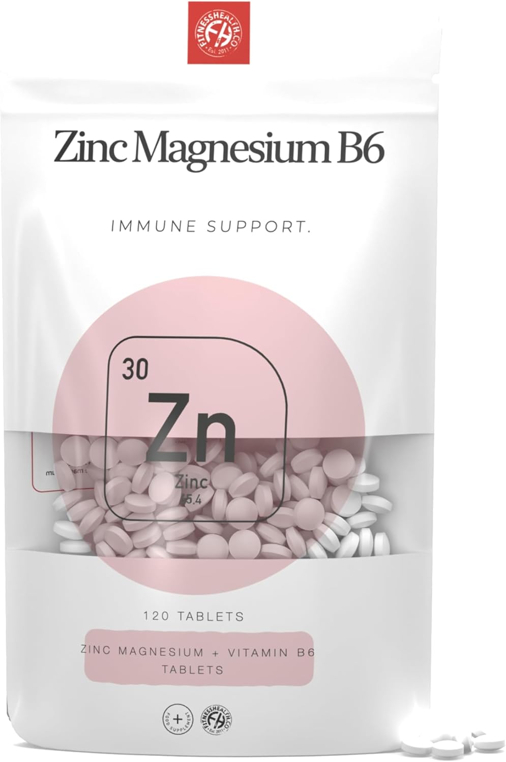 1200mg Zinc Magnesium Vitamin B6-120 Tablets - Muscle Recovery & Sleep