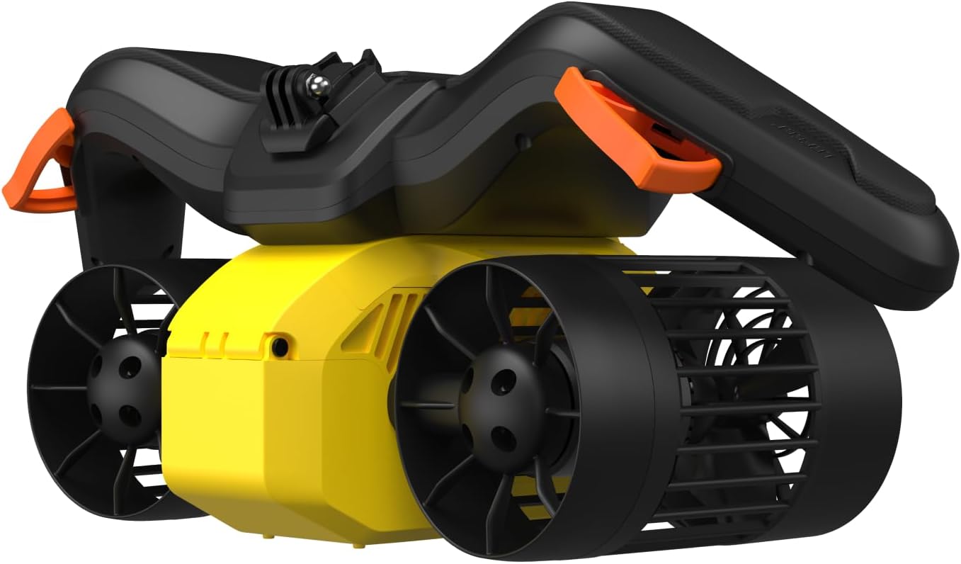 LEFEET C1 Water Scooter Dual Motors: Max 60min Battery Life with Camera Mount IPX8 100FT Waterproof for Water Sports, Swimming Pool Scuba, Diving for Kids/Adults