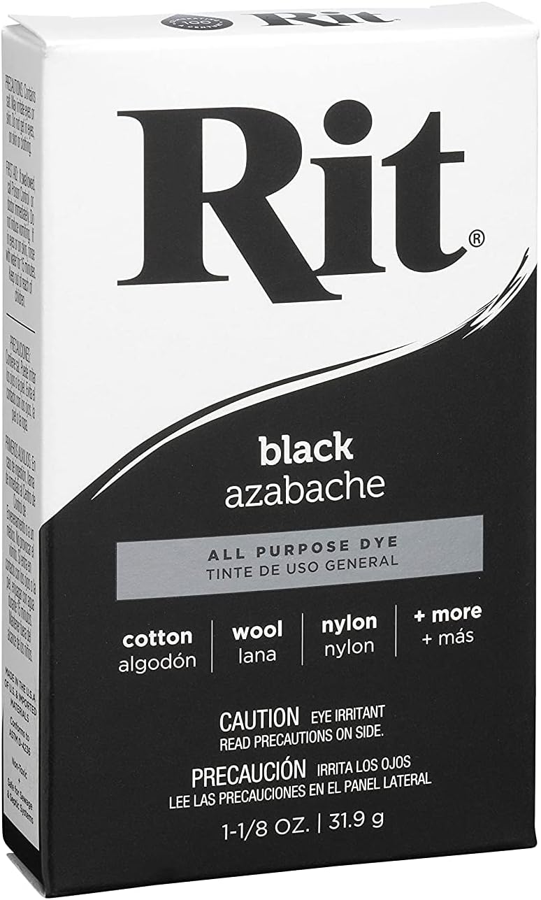 Rit Dye 42809 Nakoma Powder-Black, 31.9g