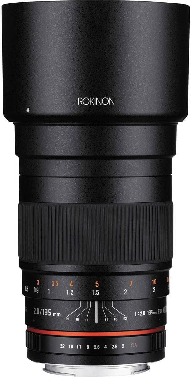 Rokinon 135mm F2.0 ED UMC Telephoto Lens for Canon Digital SLR Cameras