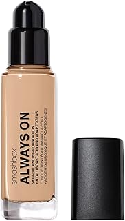 Smashbox Always On Foundation with Hyaluronic Acid, Medium-To-Full Coverage, Evens Skin Tone with a Natural Finish, 1.01 fl. oz.