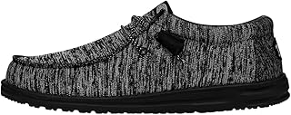 Hey Dude Wally Sport Knit | Men's Loafers | Men's Slip On Shoes | Comfortable & Light Weight