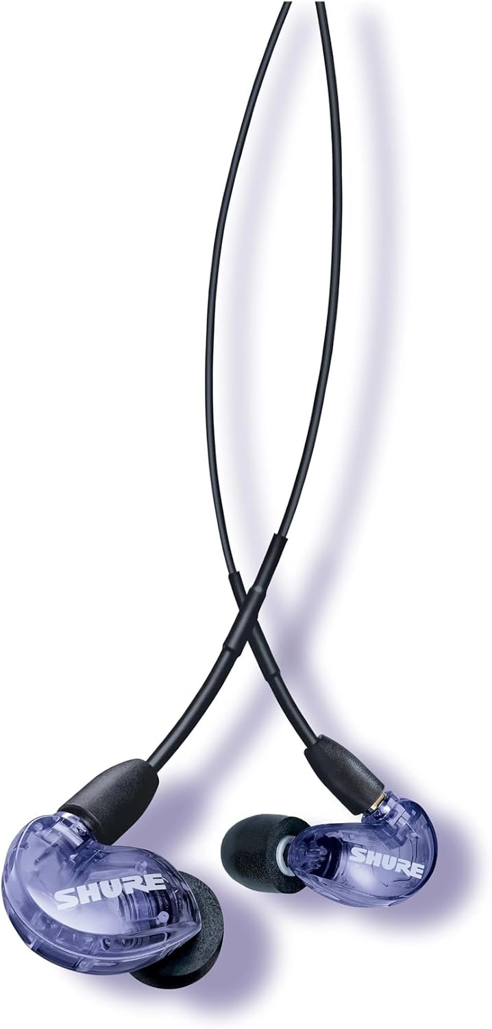 Shure SE215 SPE PRO Sound Isolating Wired Earbuds - Purple