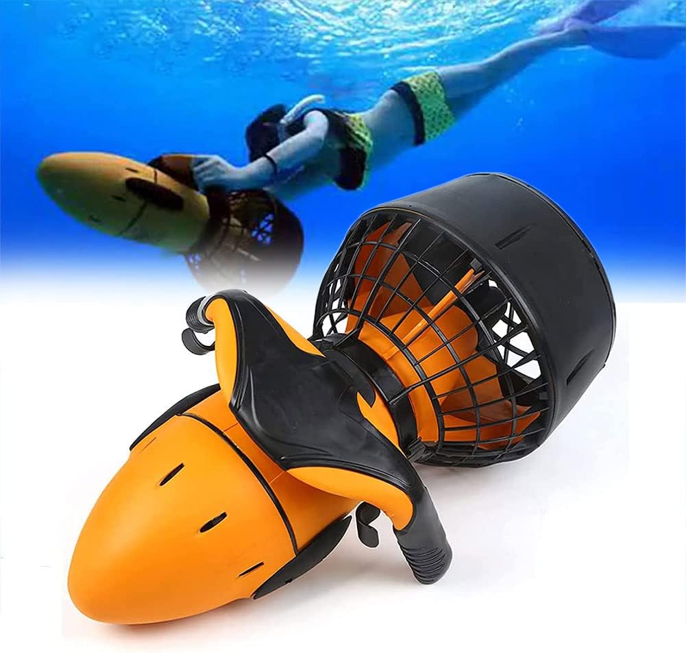 KRUZZO Underwater Sea Scooter, 300W Diving Swimming Boosters, Underwater Scooter Booster for Water Sports Swimming Pool & Diving & Snorkeling & Sea Adventures 500W