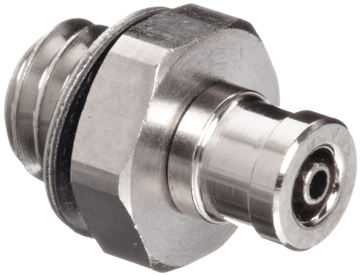 SMC M Series Stainless Steel Miniature Tube Fitting, Barb Fitting, 2mm Tube OD x 1.2mm Tube ID, M5x0.8