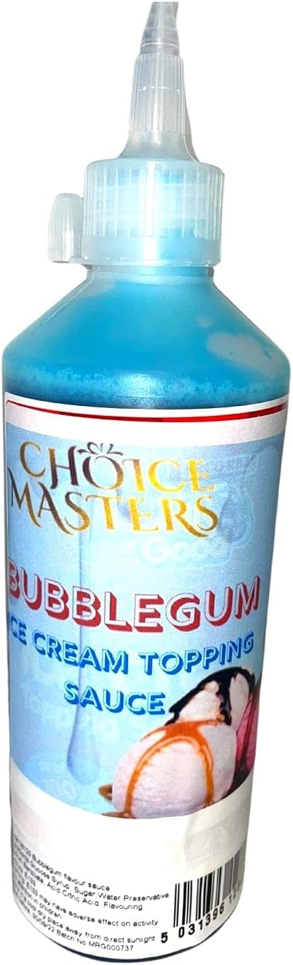 Bubblegum Ice Cream Flavouring Topping Sauce 660g For Pancake, Waffle and Ice Cream. Suitable for Vegetarians - Choice Masters