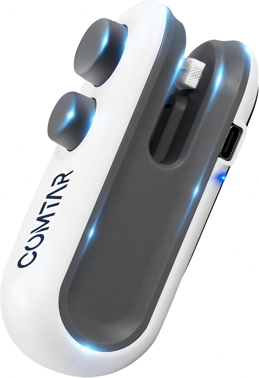 Mini Bag Sealer - 2 IN 1 USB C Rechargeable Chip Bag Sealer Heat Seal Tool - Portable Handheld Vacuum Food Sealer Home & kitchen Bag Sealing Machine for Snacks Chips Freshness