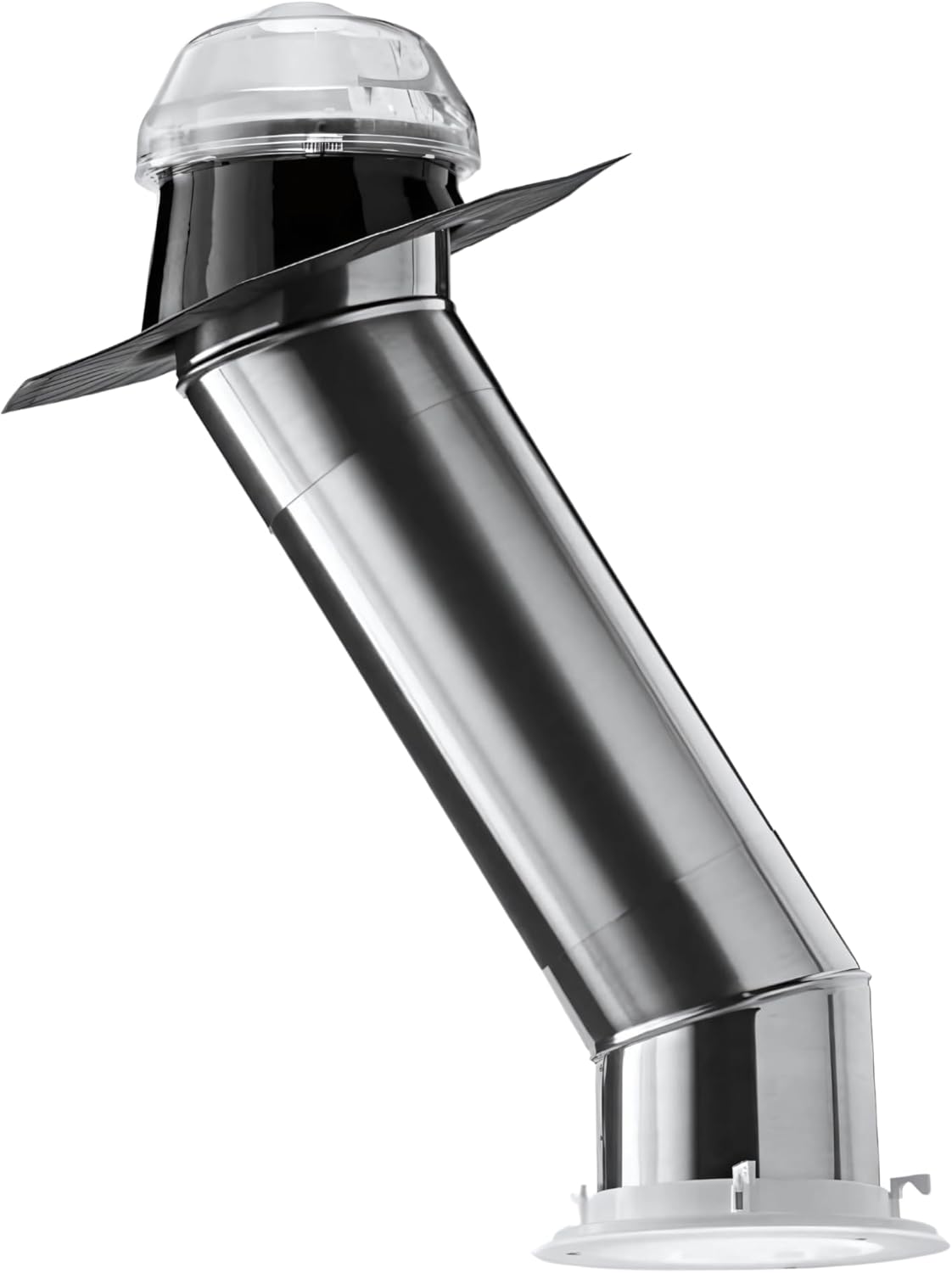 Solatube® 160 DS HVHZ 10-inch Wide Tubular Skylight Kit for High-Velocity Hurricane Zones | Includes 2x20 Long Extension Tubes and Pitched Roof Flashing