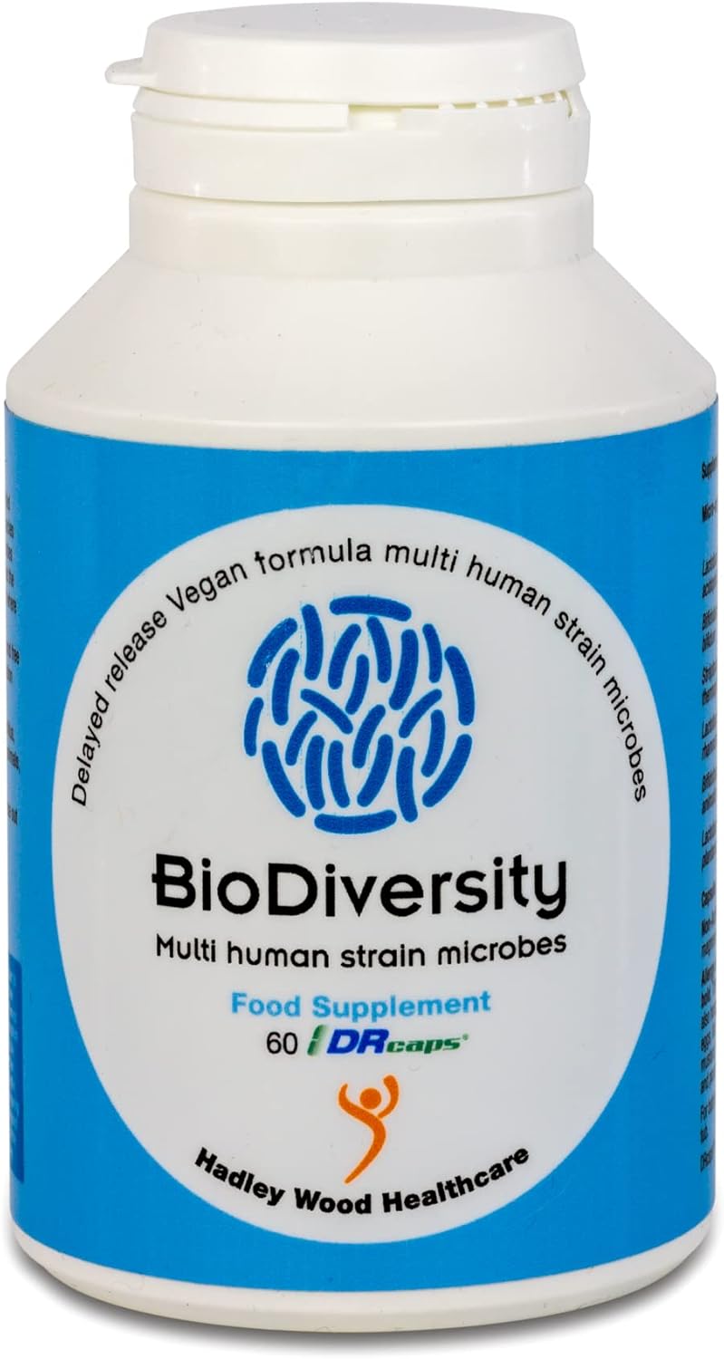 BioDiversity Vegan Multi Human Strain Bacterial Culture Supplement 60 Delayed Release Capsules