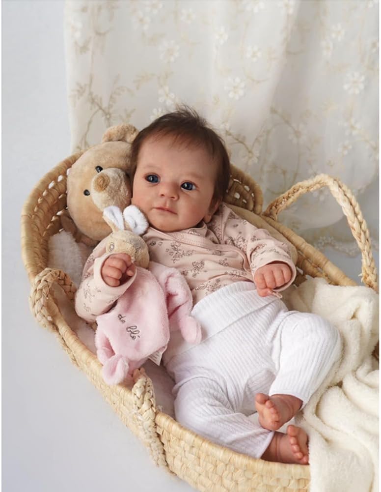 Lonian Reborn Dolls 18 inch Realistic Real Life with Toy Accessories Set for Kids Age 3+