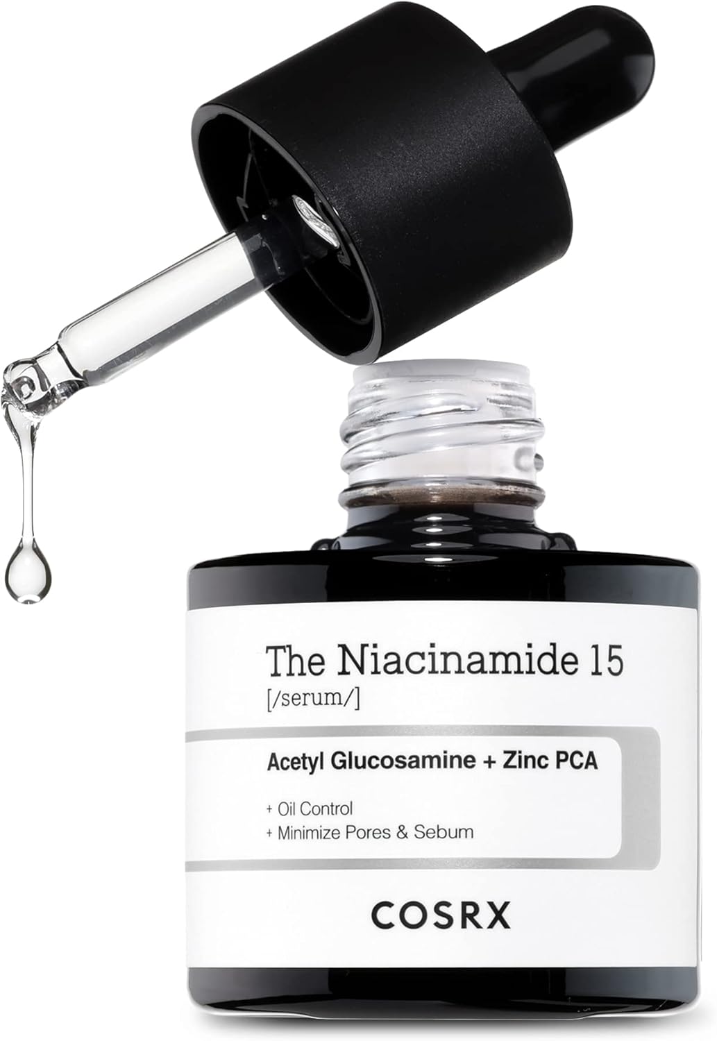COSRX Niacinamide 15% Face Serum, Minimize Enlarged Pores, Redness Relief, Discoloration Correcting Treatment, Not Tested on Animals, Korean SkinCare, 0.67 fl.oz/20 ml