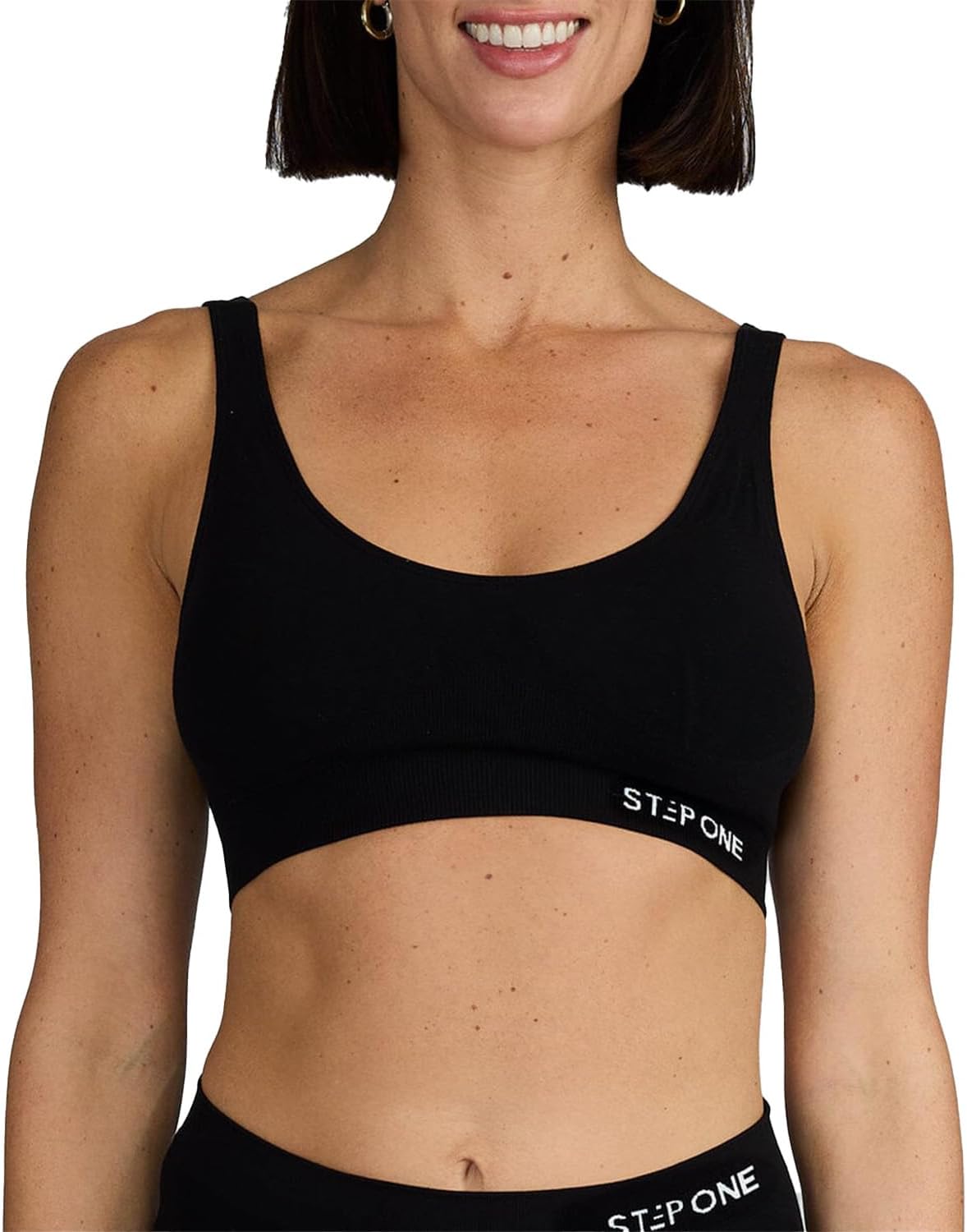 STEP ONE Smoothfit Bra. Ultra-Soft Women's Everyday Bra, Lifts & Supports and Feels Invisible on, Breathable Bamboo Moisture Wicking with Removable Cups