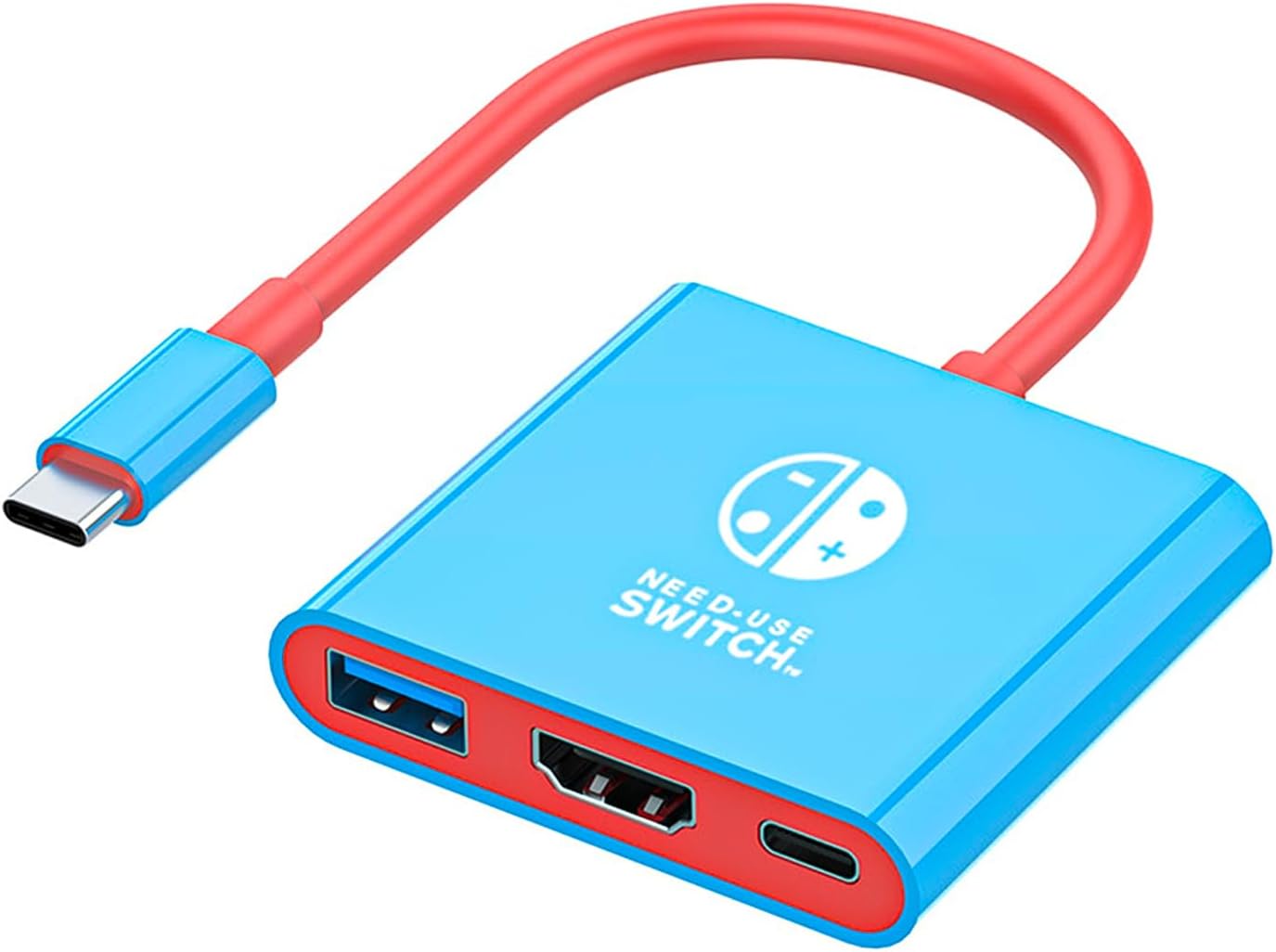 Portable Switch Dock Type C to HDMI Conversion Cable,Switch TV Adapter Docking Station Compatible with Nintendo Switch Support 4K/60HZ,Portable Nintendo Switch Travel Dock