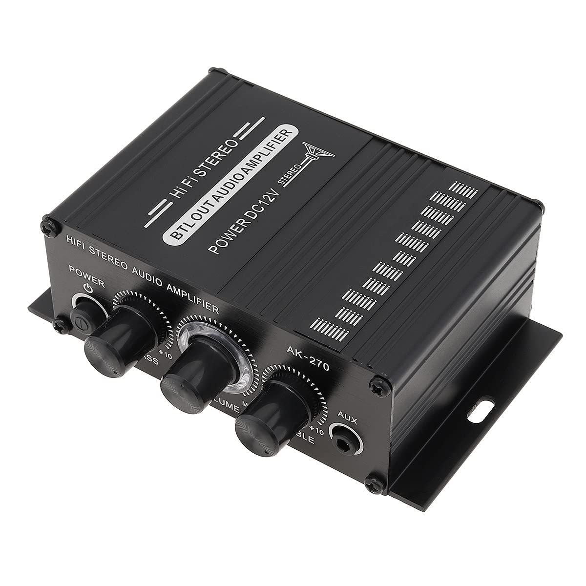 Power Amplifier Audio Karaoke Home Theater Amplifier 2 Channel Class D Amplifier USB/SD AUX Input, Power Cable Included