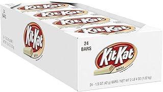 KIT KAT White Creme Wafer Candy Bars, 1.5 oz (24 Count)