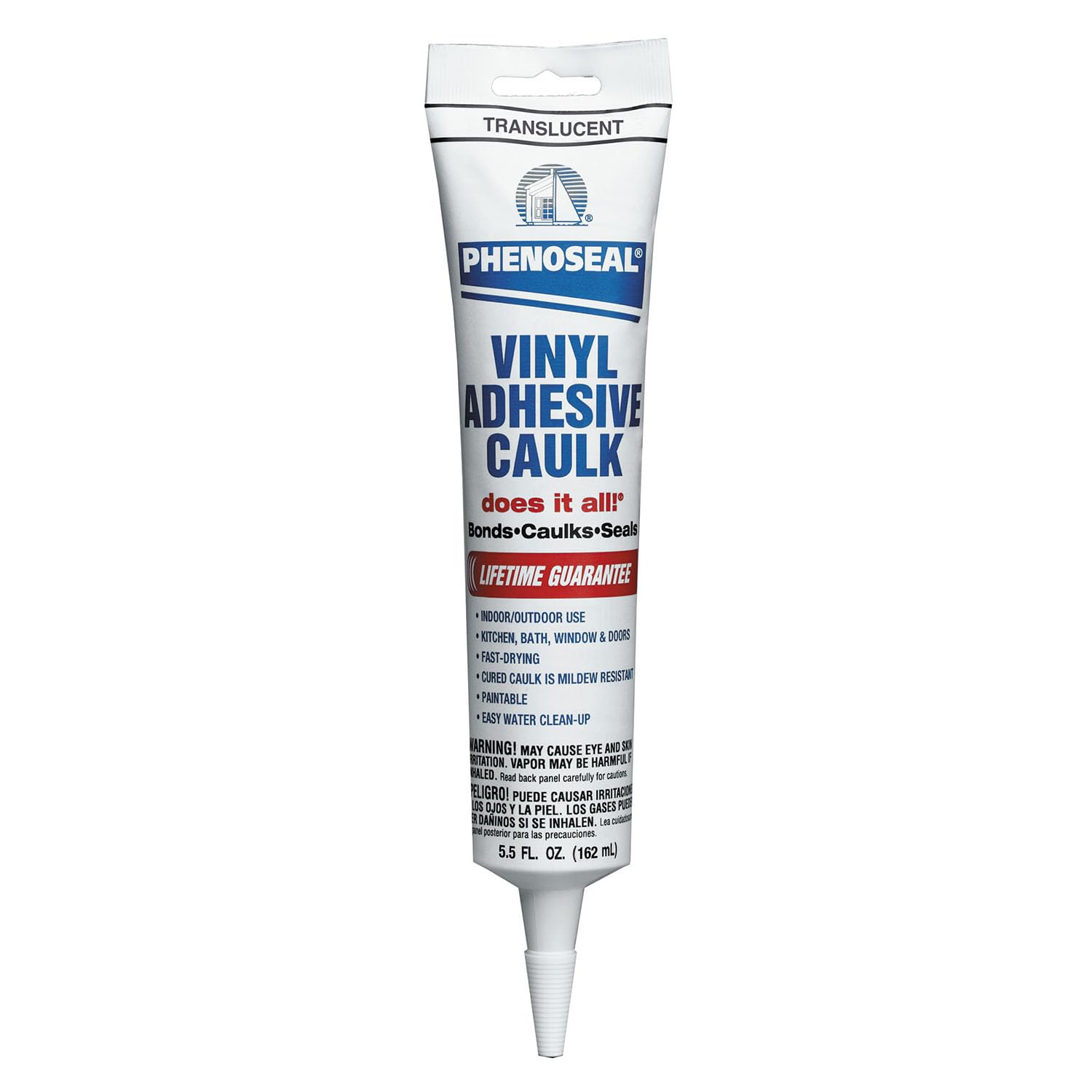 Dap 01101 Translucent Phenoseal Vinyl Adhesive Caulk 5.5-Ounce