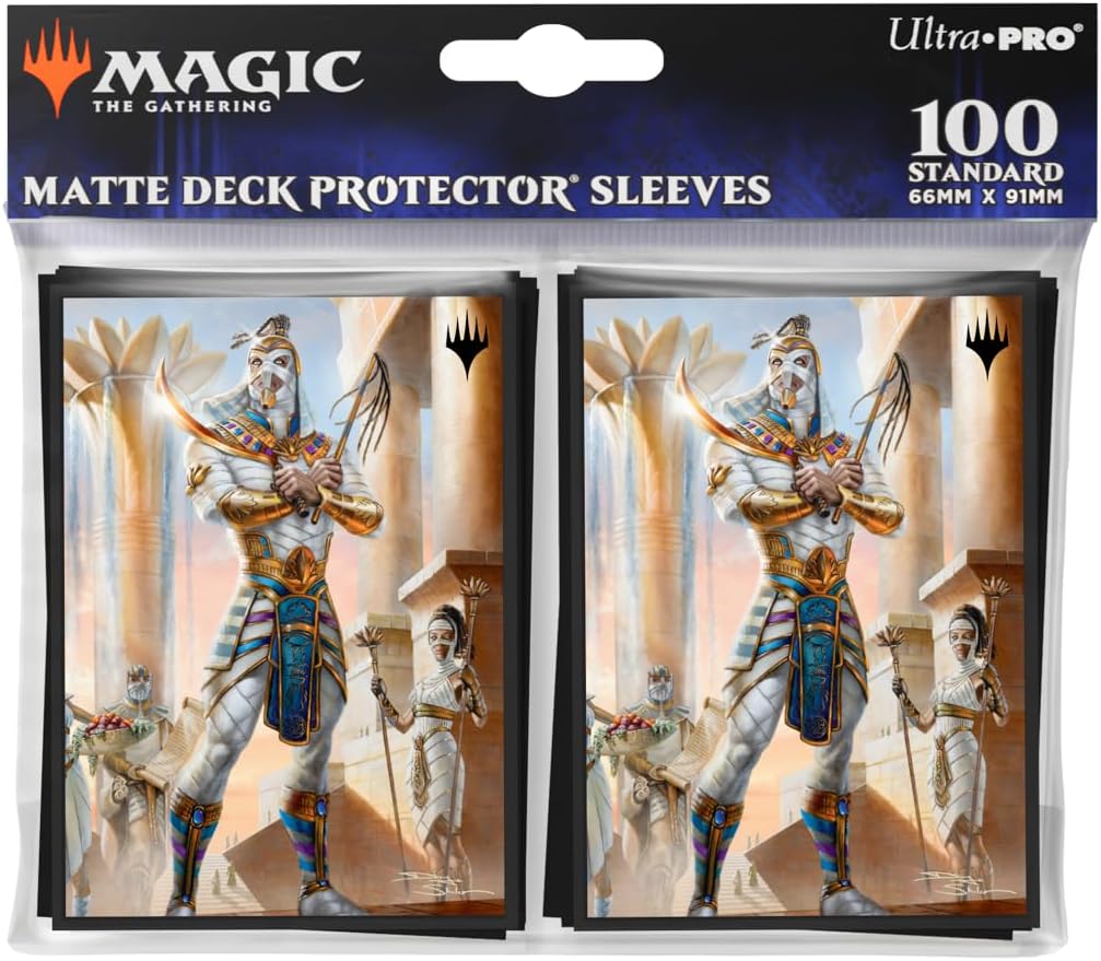 Ultra PRO - Aetherdrift Amonkhet Eternal Might (Commander) 100ct Deck Protector® Sleeves for Magic: The Gathering, Sports Cards, MTG, D&D Cards, Sized to Fit Standard Size Cards, Gaming Accessory