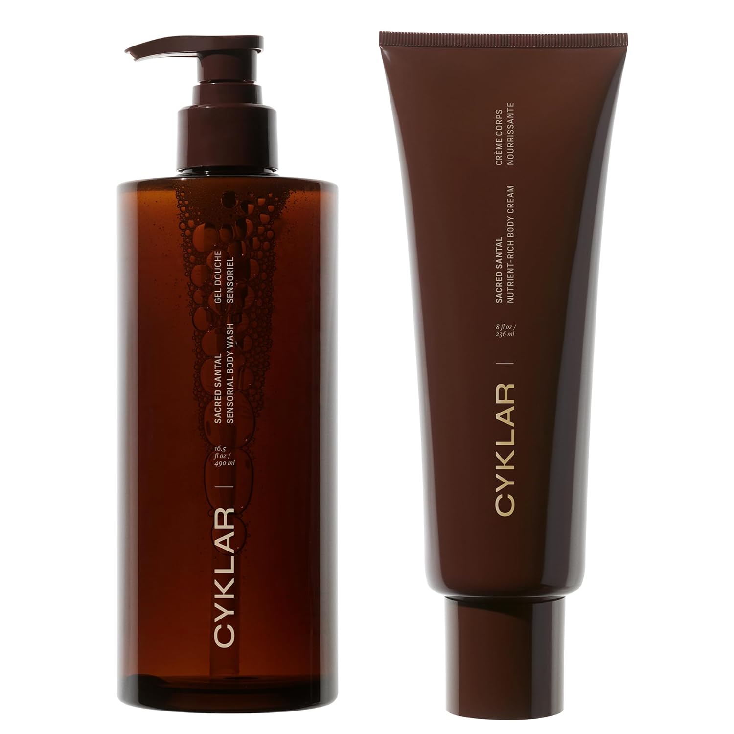 Nutrient Rich Body Cream + Sensorial Body Wash - Bundle - Sacred Santal Fragrance