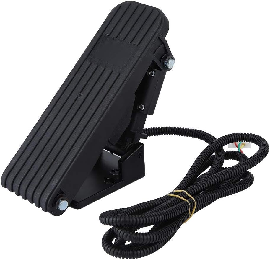 Fydun Electronic Accelerator Pedal, Foot Controller, Foot Accelerator, Vehicle Accelerator Throttle Speed Control Brake Foot Pedal E-Bike Go Kart Electric Pedal