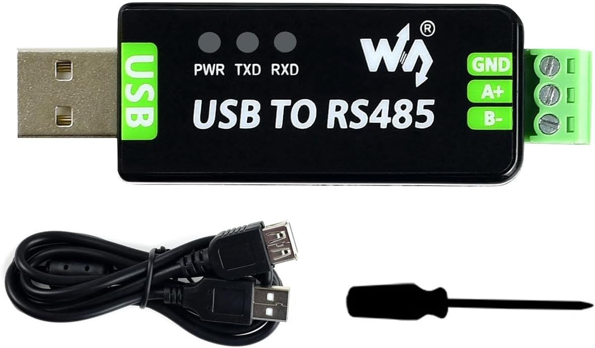 Waveshare Industrial USB to RS485 Converter with Original FT232RL and SP485EEN Embedded Protection Circuits for Industrial Control Equipments and/or Applications with High Communication Requirement