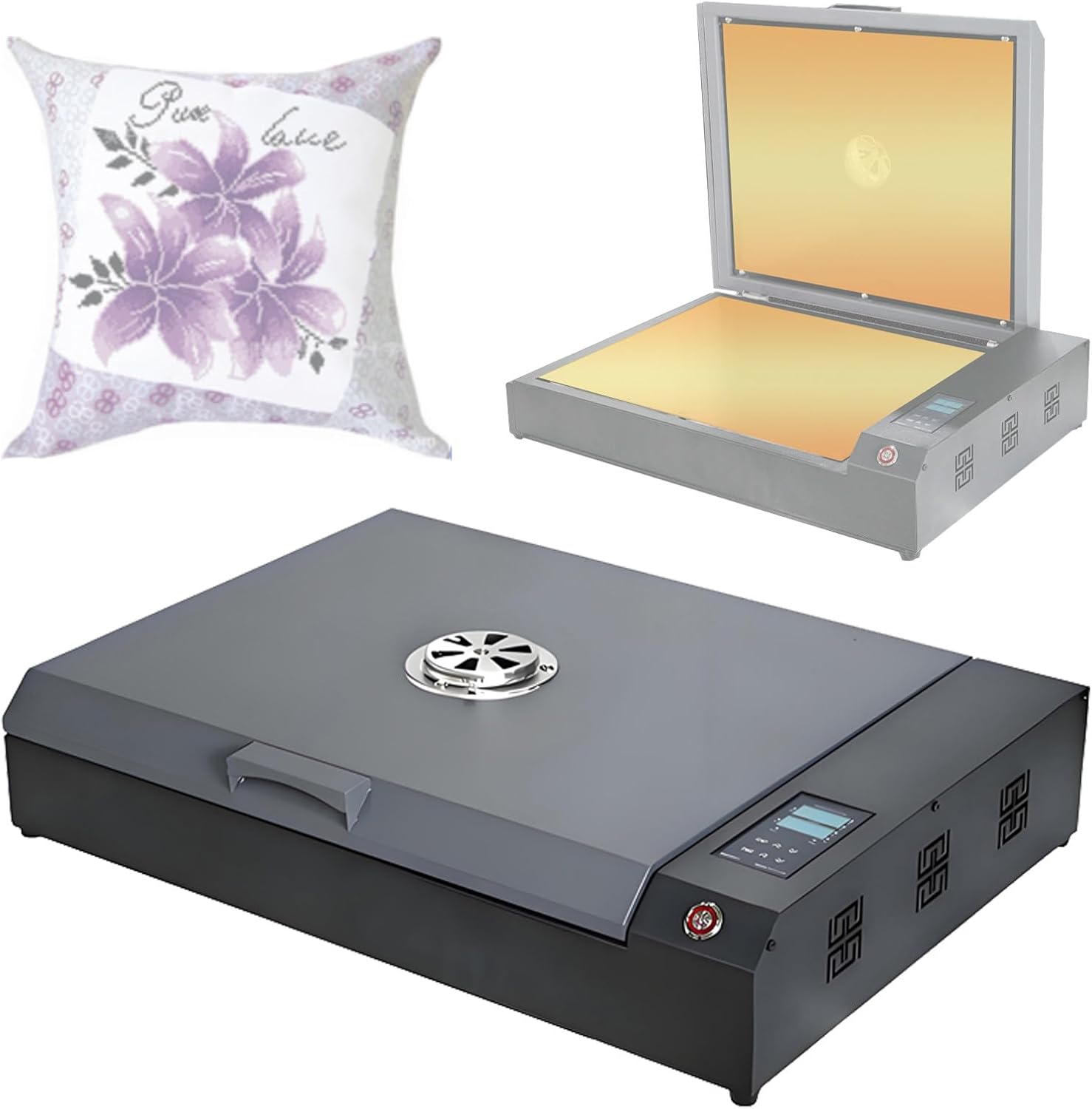 A3 DTF Powder Curing Oven for T-Shirts and Fabrics, Automatic DTF Curing Machine with Intelligent Temperature Control and Timer, 15.7 x 12.5inch DTF Oven Curing Transfer Film