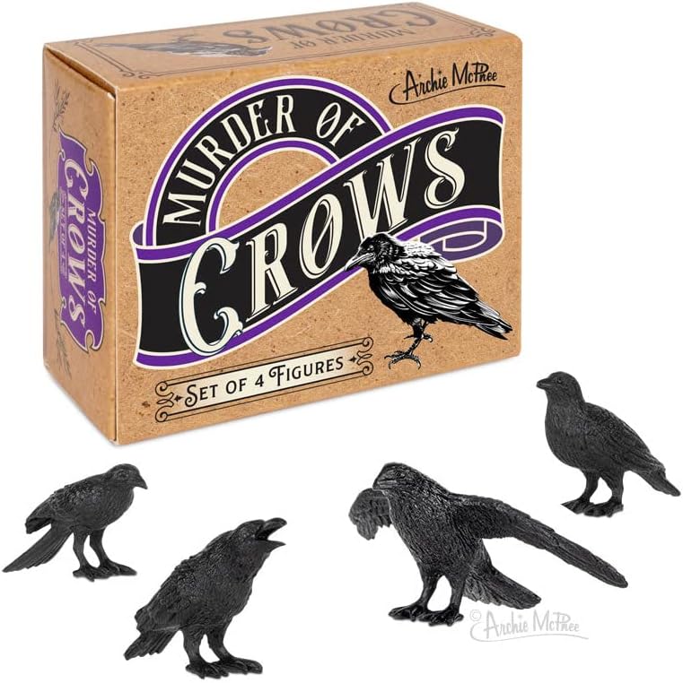 Archie McPhee Murder of Crows Figures | Set of 4