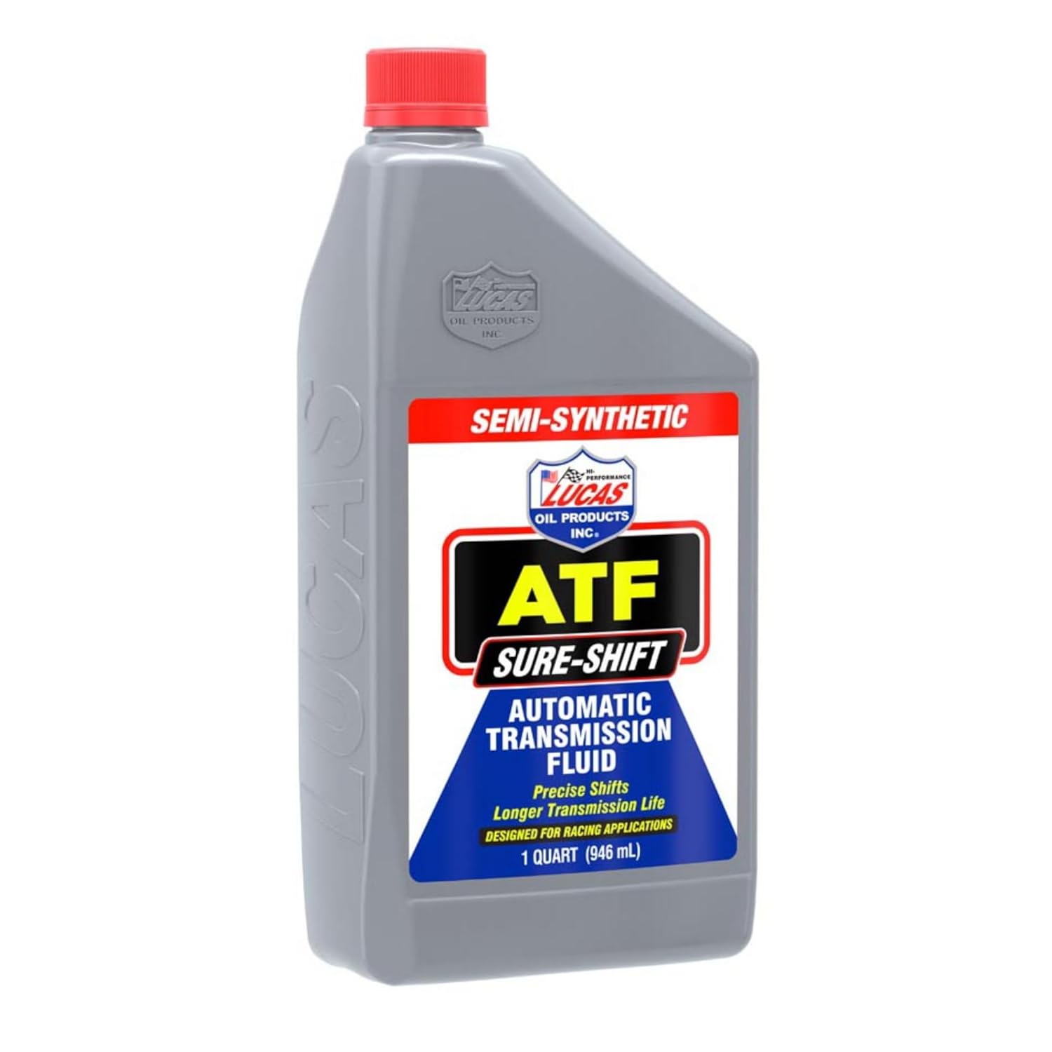 Lucas Oil 10052-PK6 Semi-Synthetic Automatic Transmission Fluid - 1 Quart,Pack of 6