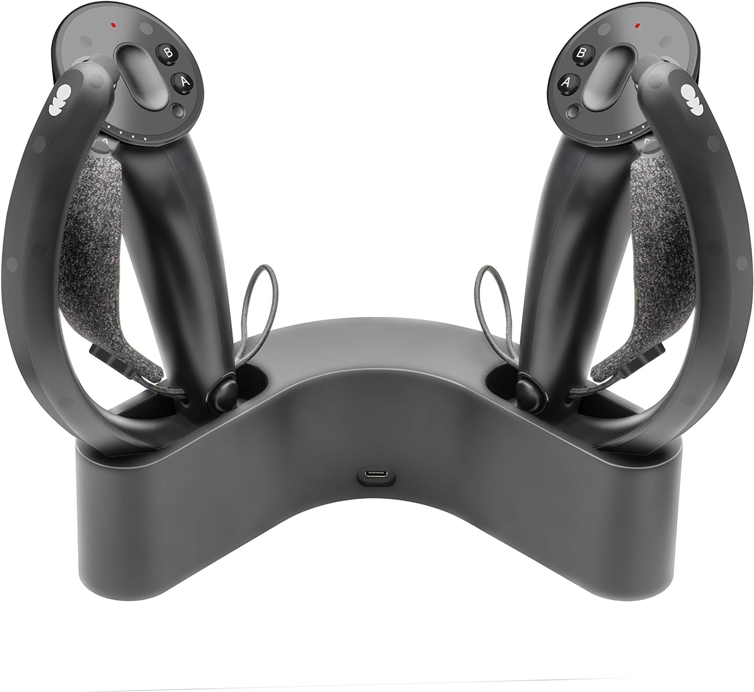 Magnetic Dock/Stand Holder and Organizer for Valve Index VR Controller (Black)