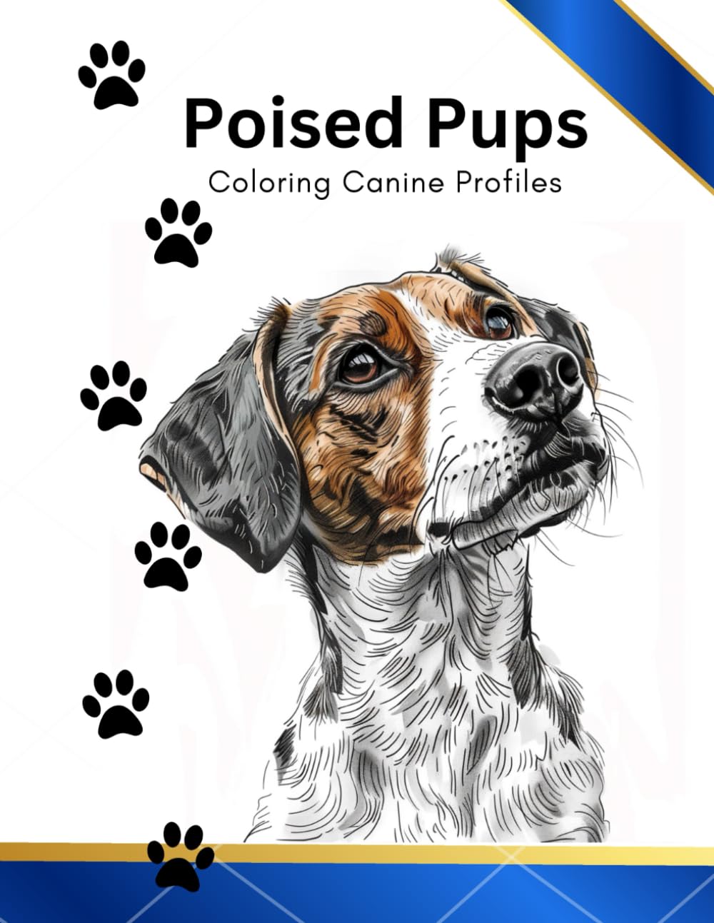 Poised Pups: Coloring Canine Profiles