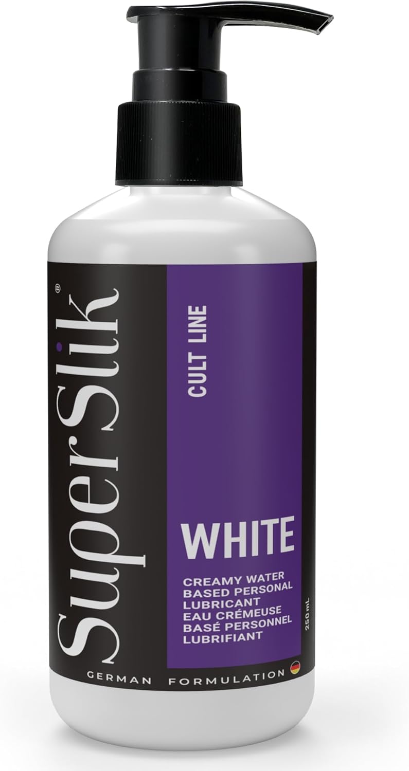 Cum Lube, Creamy Thick White Personal Lubricant Water-Based lube 250mL