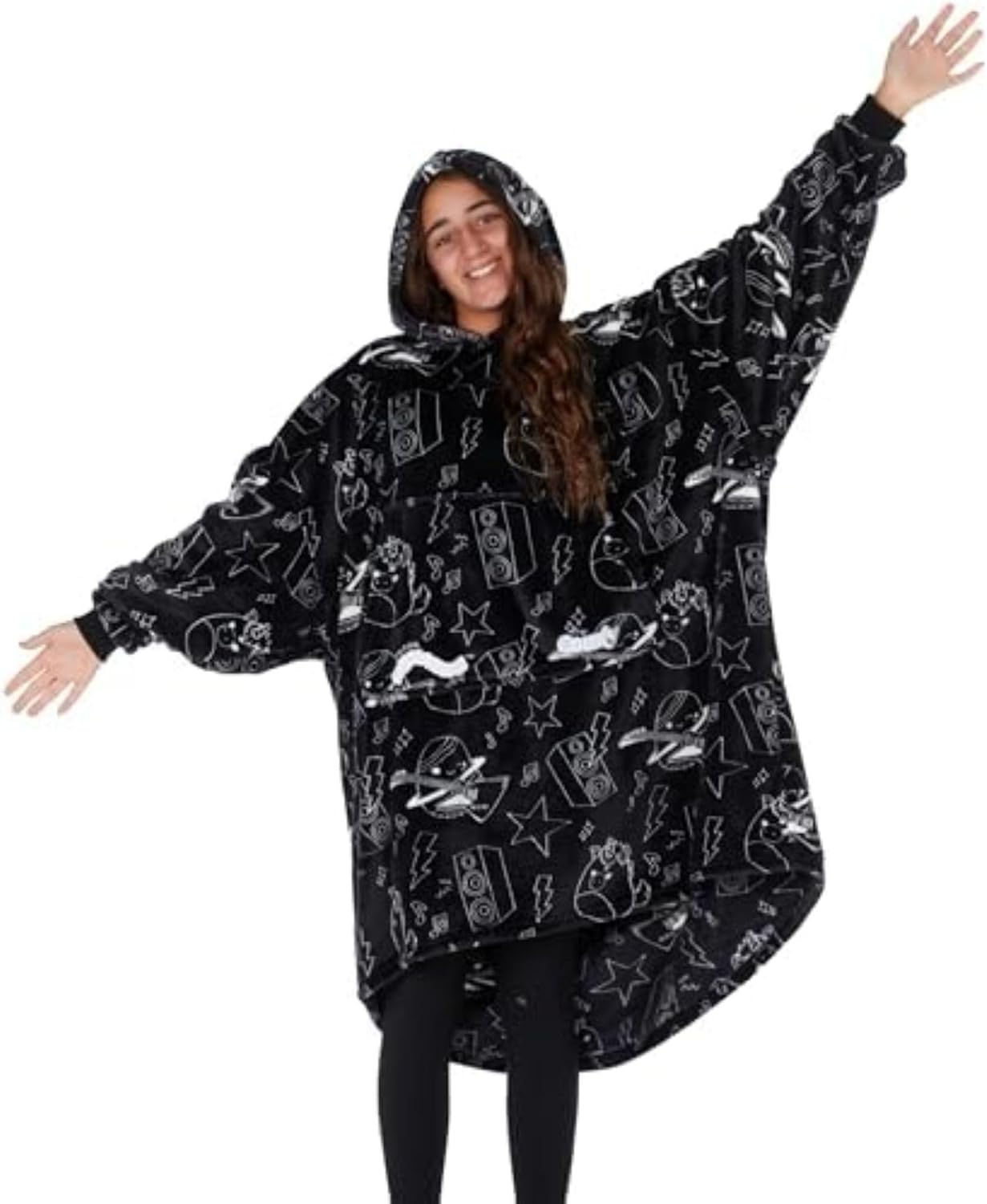 THE COMFY Dream Squishmallows Oversized Wearable Blanket Gifts for Women and Kids, Ultrasoft Plush Light Microfiber Blankets Seen on Shark Tank