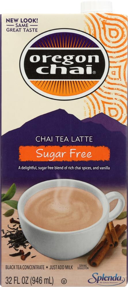 TAOindustry Oregon Cafe Chai Tea Latte Sugar Free -- 32 fl oz - 2 pc