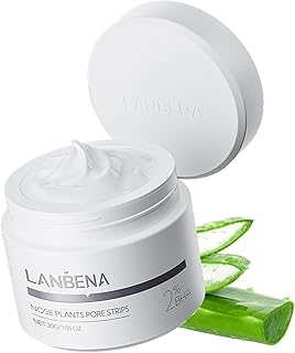 LANBENA Blackhead Remover Black Mask Charcoal Mask Peel off Mask Facial Pore Cleanser Purifying Face Mask Nose strips 1.06 Ounce