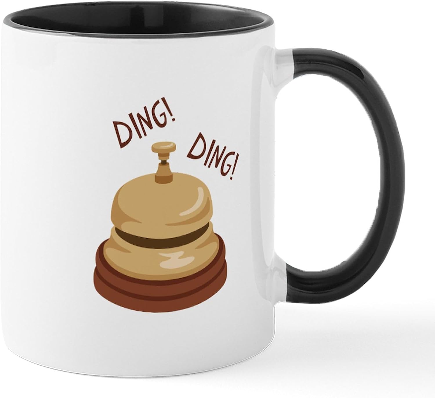CafePress Ding Ding Mugs 11 oz (325 ml) Ceramic Coffee Mug