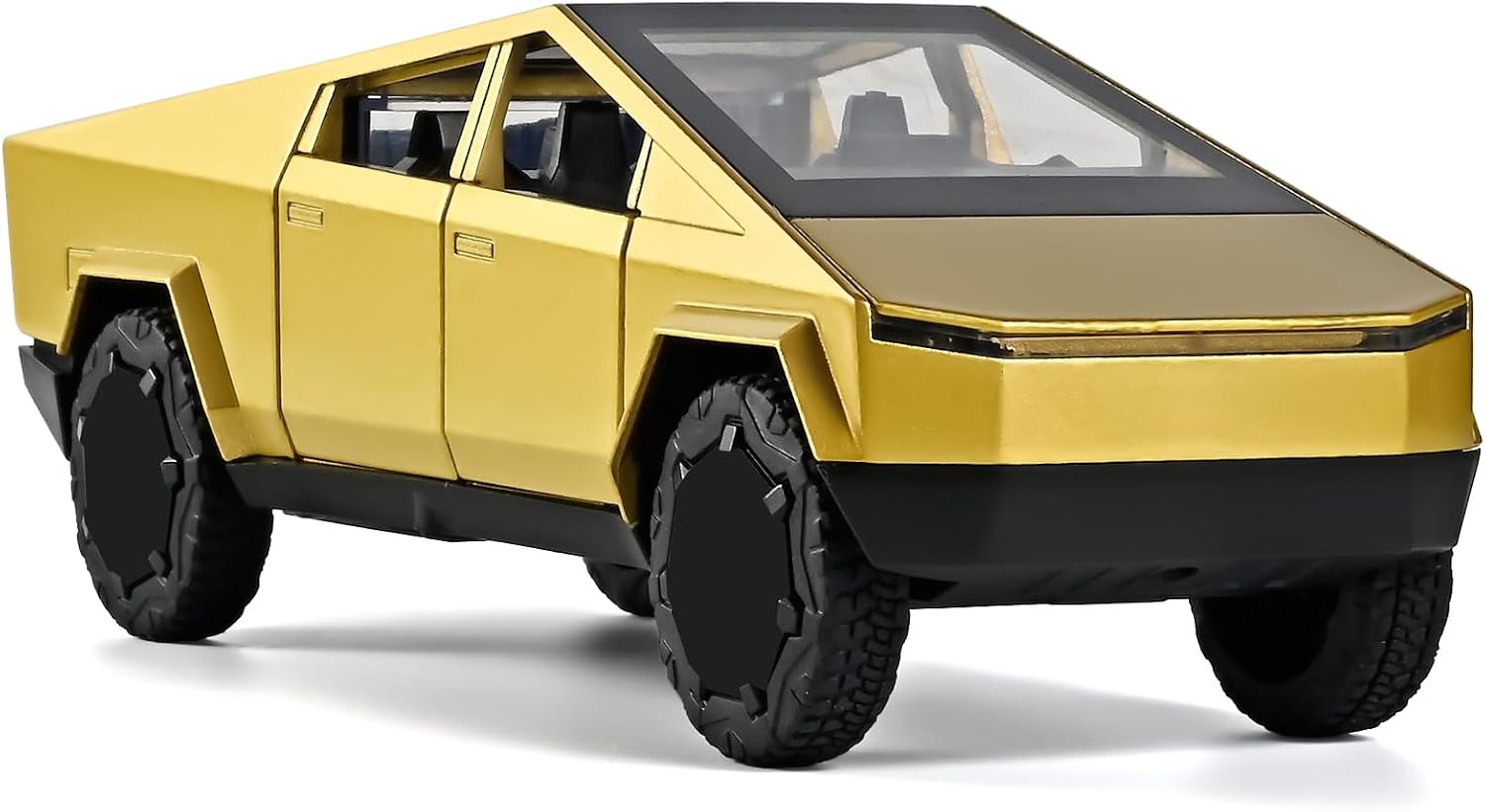 Trucks for Kids Toy Pickup Truck 1/32 Metal Toy Truck,Big Trucks for Toddlers 3-5,Die Cast Metal Model Truck,Pull Back Cars Toys with Light and Sound,Toy Trucks for Boys Age 4-7（Gold）