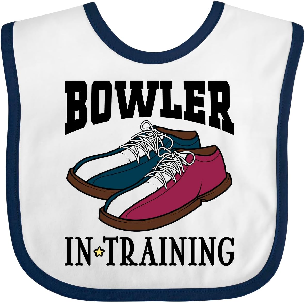 inktastic Future Bowler Bowling Shoes Baby Bib