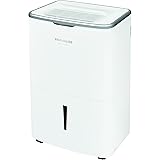 Frigidaire 50-Pint Smart Dehumidifier for Basement, Garage, Attic, 115V, Energy Star Moisture Absorber with Timer, Wi-Fi, App Control and Amazon Alexa & Google Home Compatibility in White