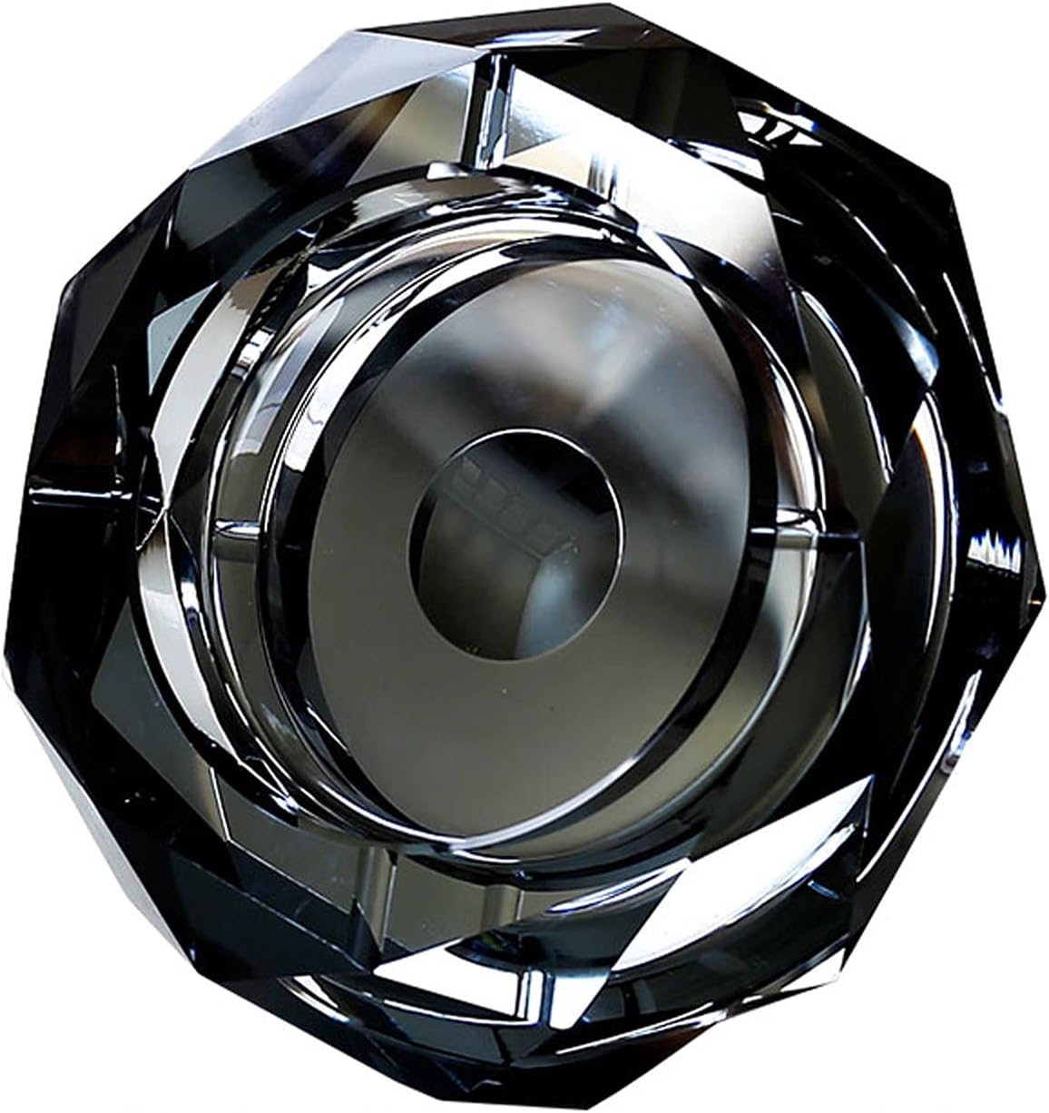 HEXEH Ashtray Glass Ashtray, Large Glass Ashtray for cigarette cigar birthday Gift Ashtray On The Table (Color : C)