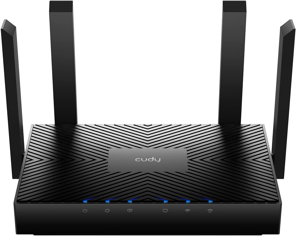 Cudy WR3000 AX3000 Dual Band Wi-Fi 6 Mesh Router, 160MHz, MU-MIMO, OFDMA, WireGuard, OpenVPN, WPA3