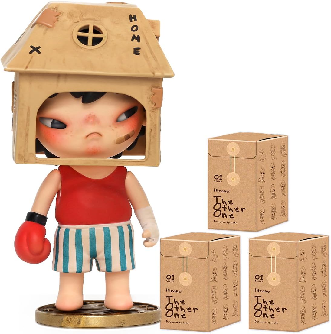 POP MART HIRONO The Other One Series 3Boxes Exclusive Action Figure Box Toy Popular Collectible Art Toy Cute Figure Creative Gift, for Christmas Birthday Party Holiday